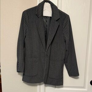Pinstripe Blazer Jacket